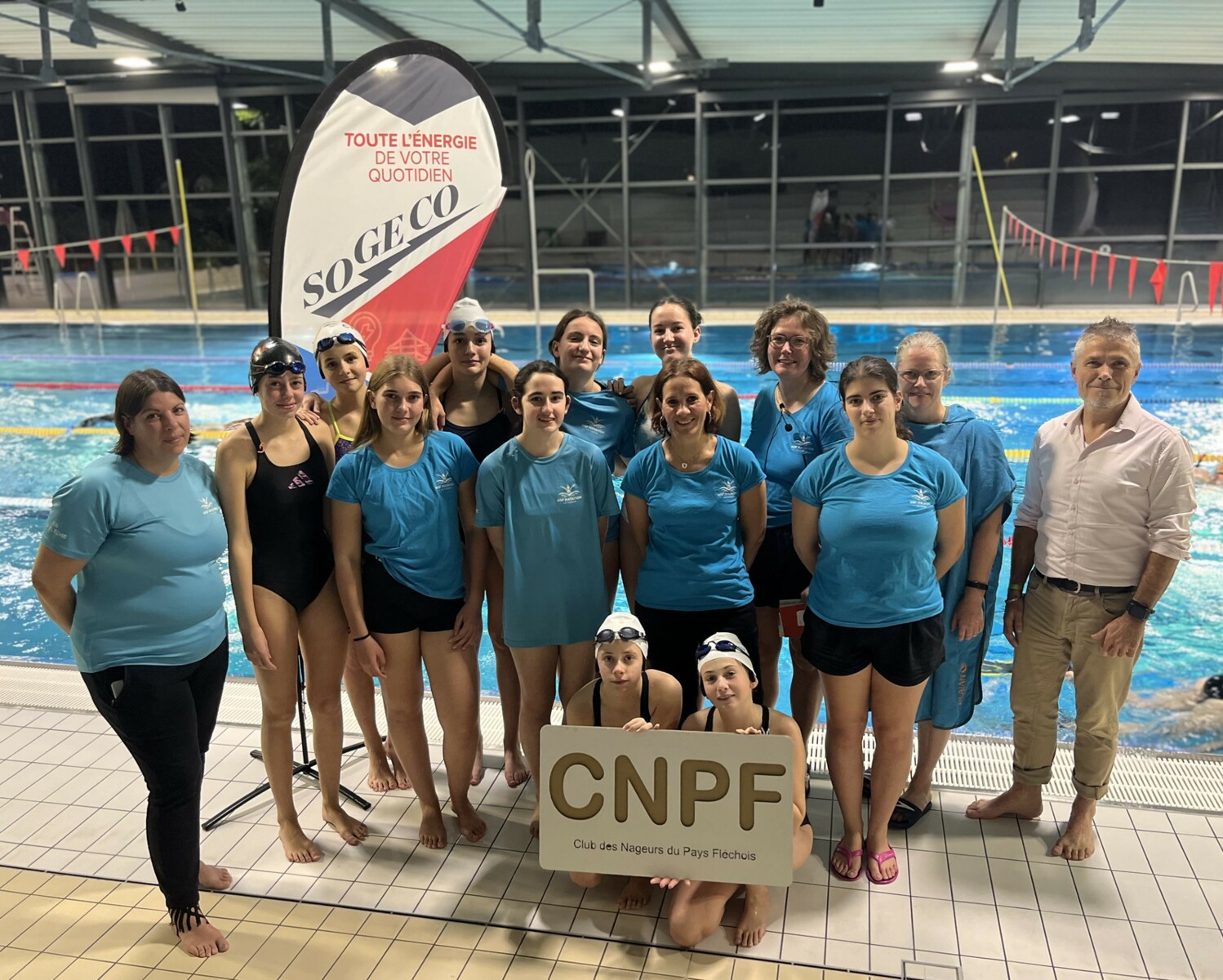SOGECO, le nouveau partenaire du Club des Nageurs du Pays Flechois