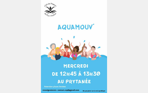Aquamouv - N'hésitez pas à découvrir cette nouvelle activité à compter de décembre/janvier 2026 !