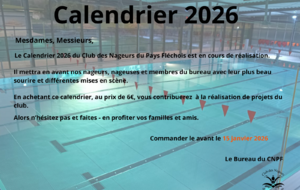 Calendrier 2026